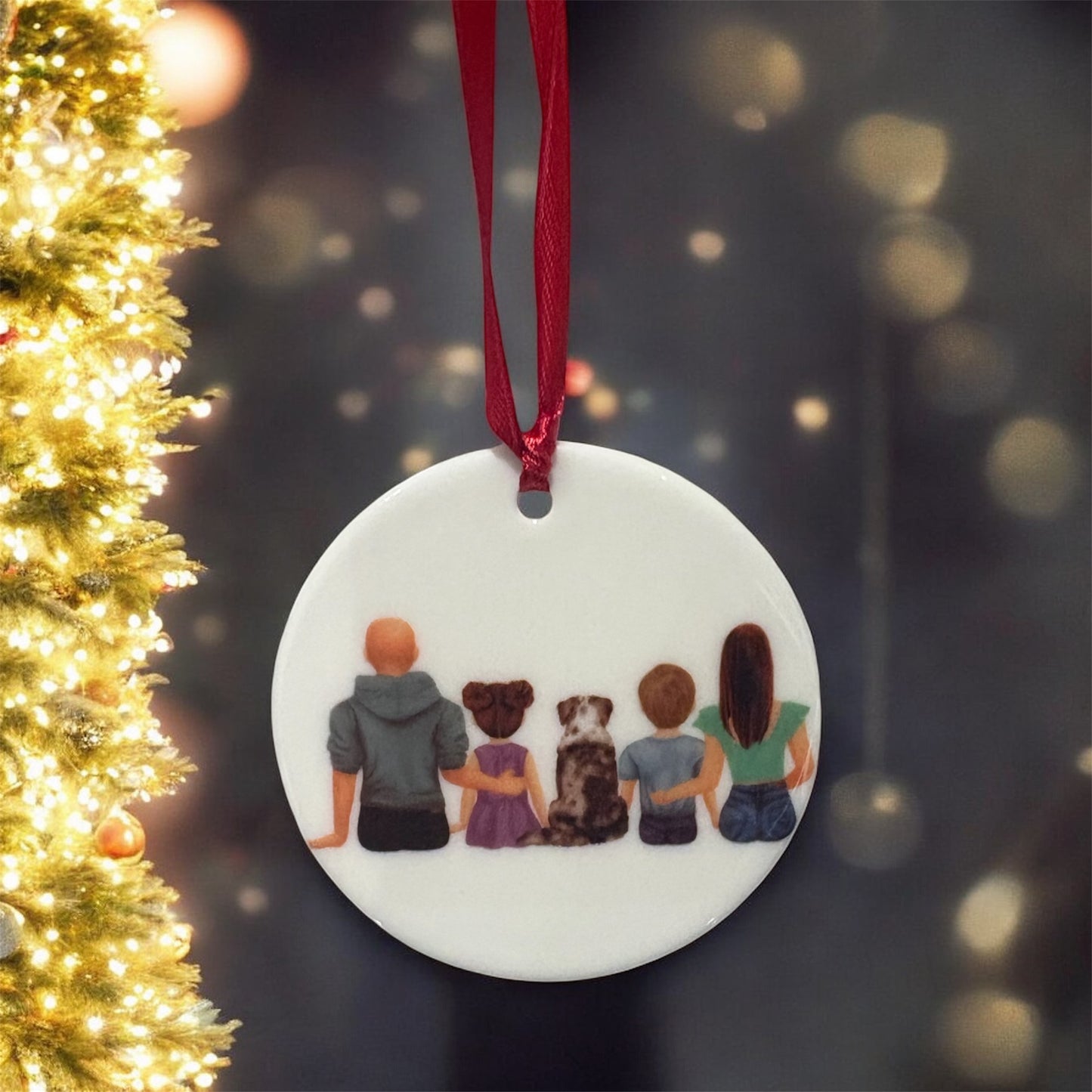 Personalised Christmas Pet Bauble Ornament