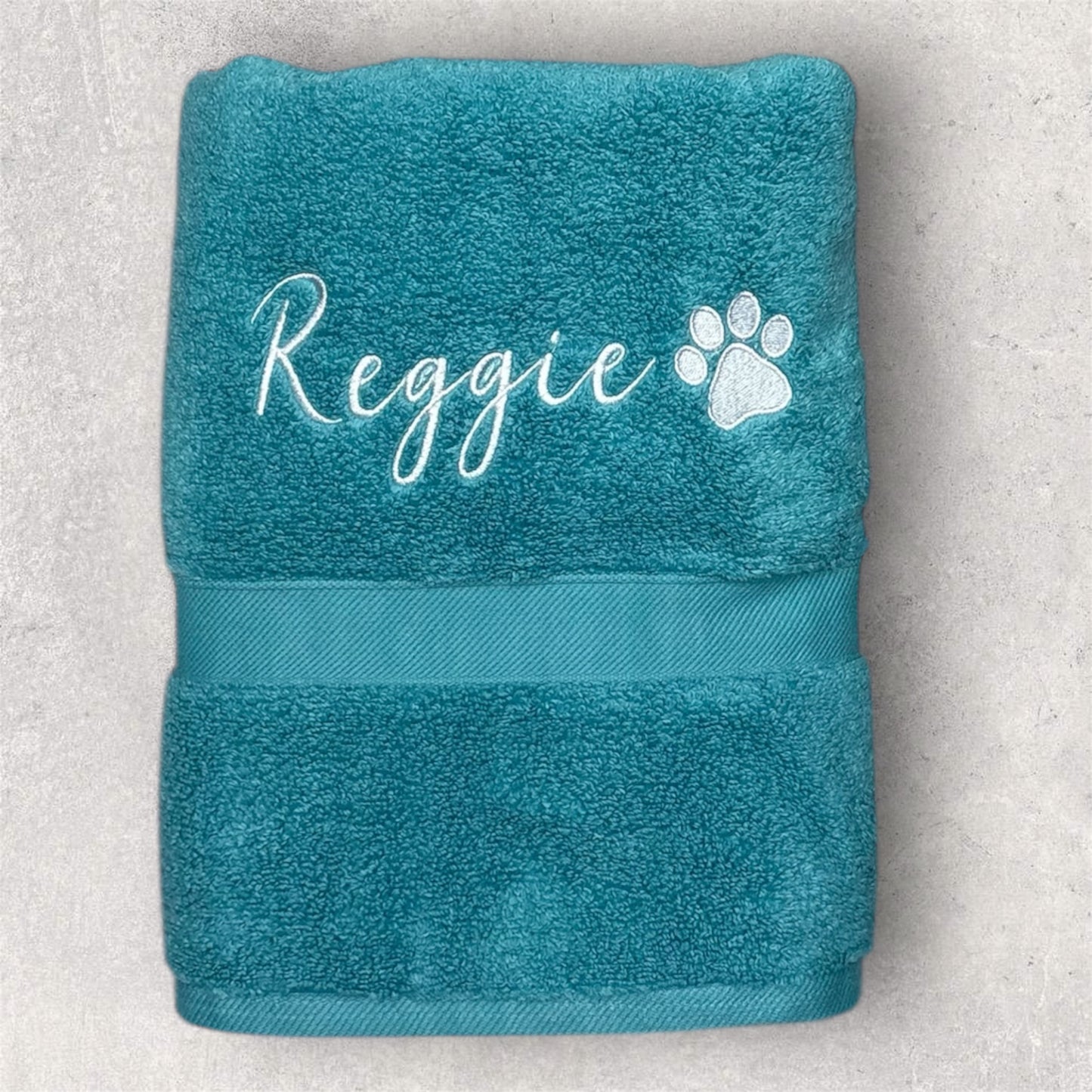 Embroidered Personalised Pet Towel | Bundle