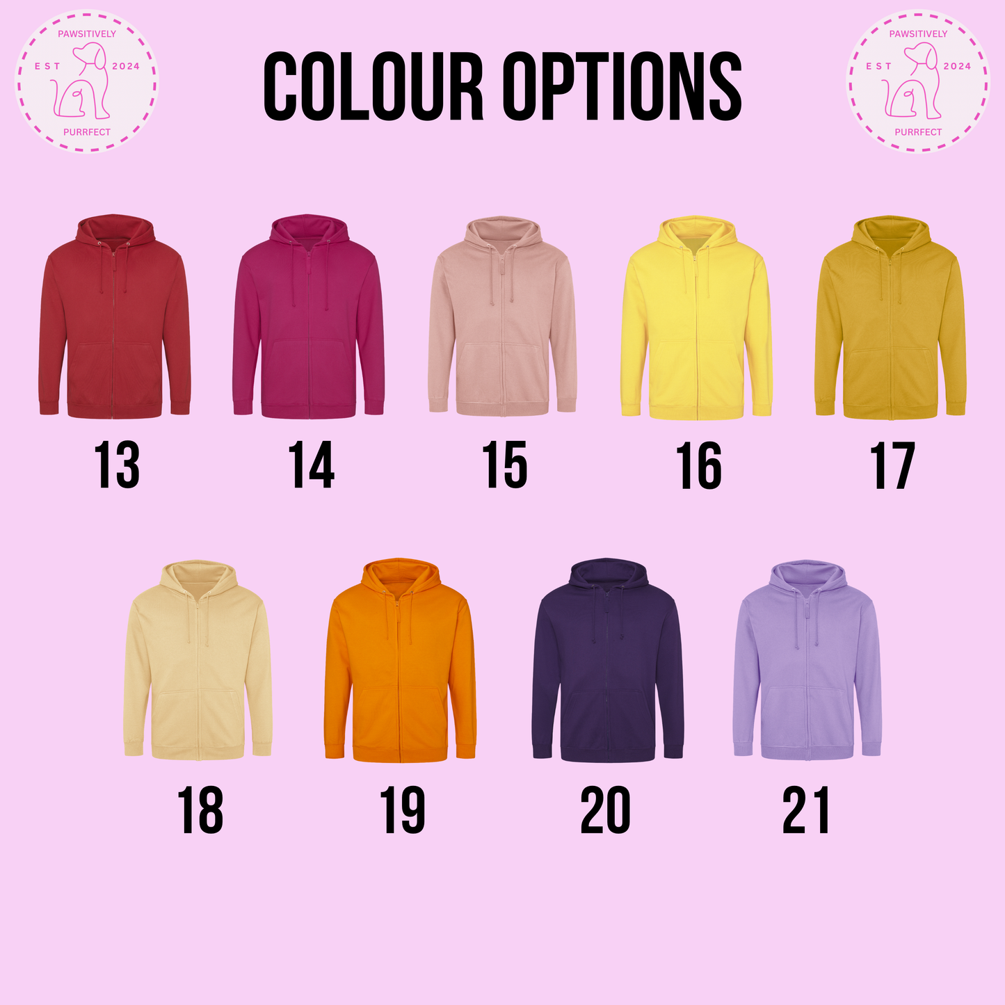 Womens Custom Personalised Pet Zipped Hoodie For Humans