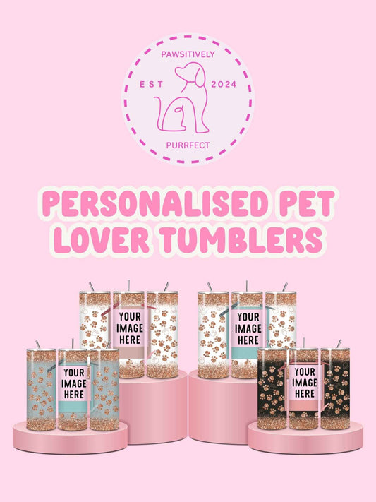 Personalised Pet Lover Photo Thermal Stainless Steel Tumbler 20oz