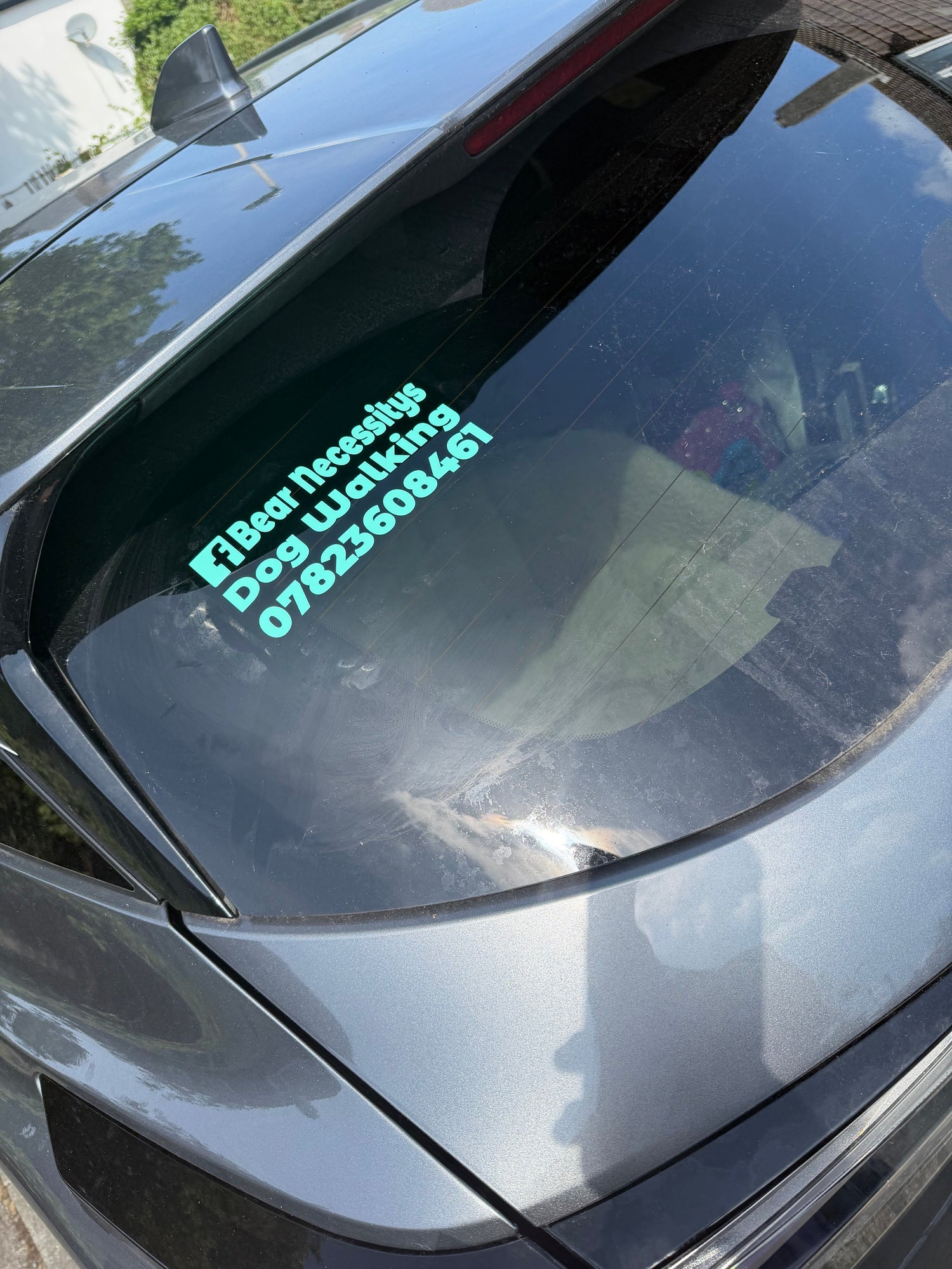 Personalised Car Window Vinyl Decals