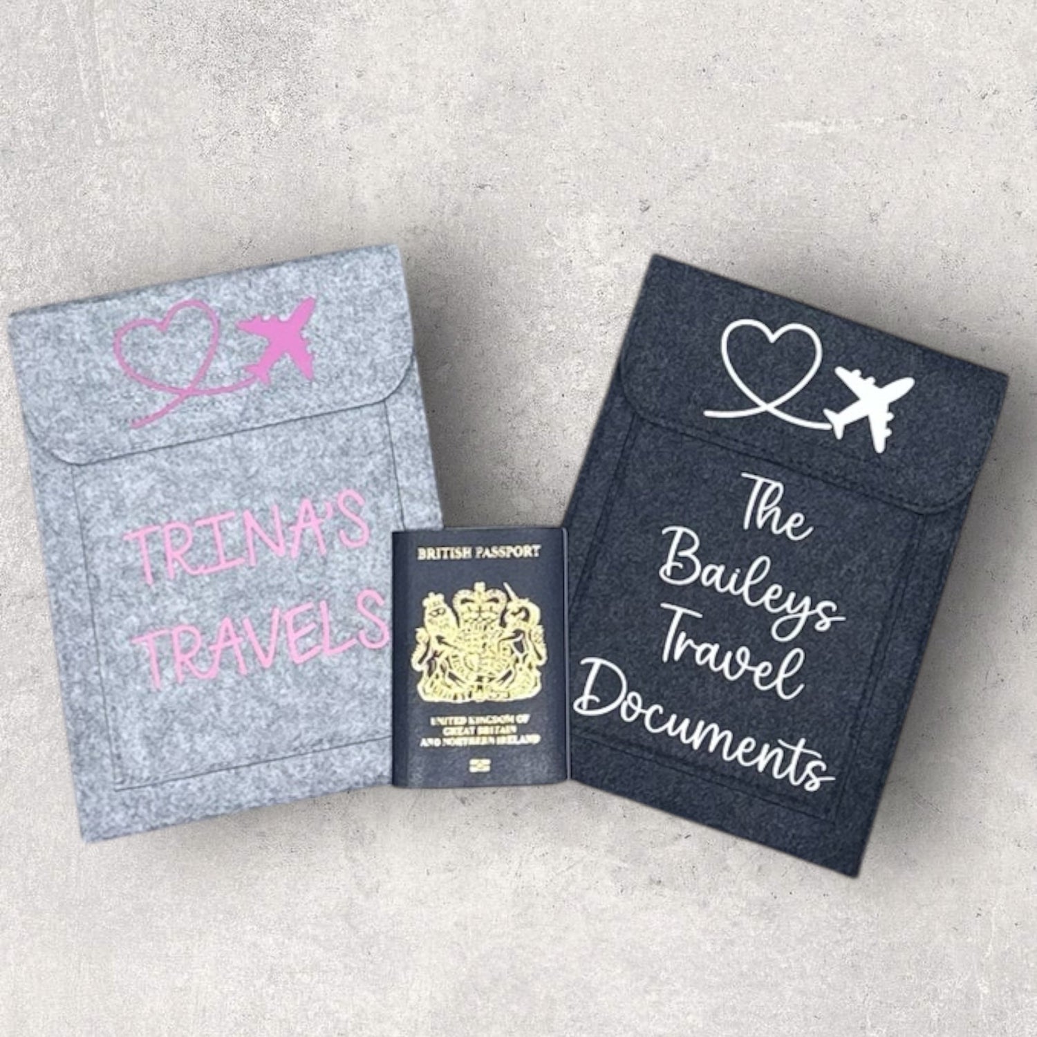 Personalised Document Wallets | Pet & Travel