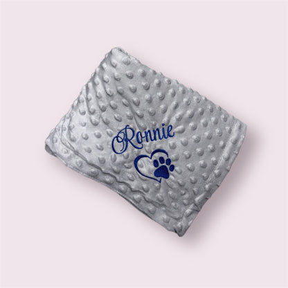 Embroidered Personalised Pet Blankets | Personalised Pet Gifts