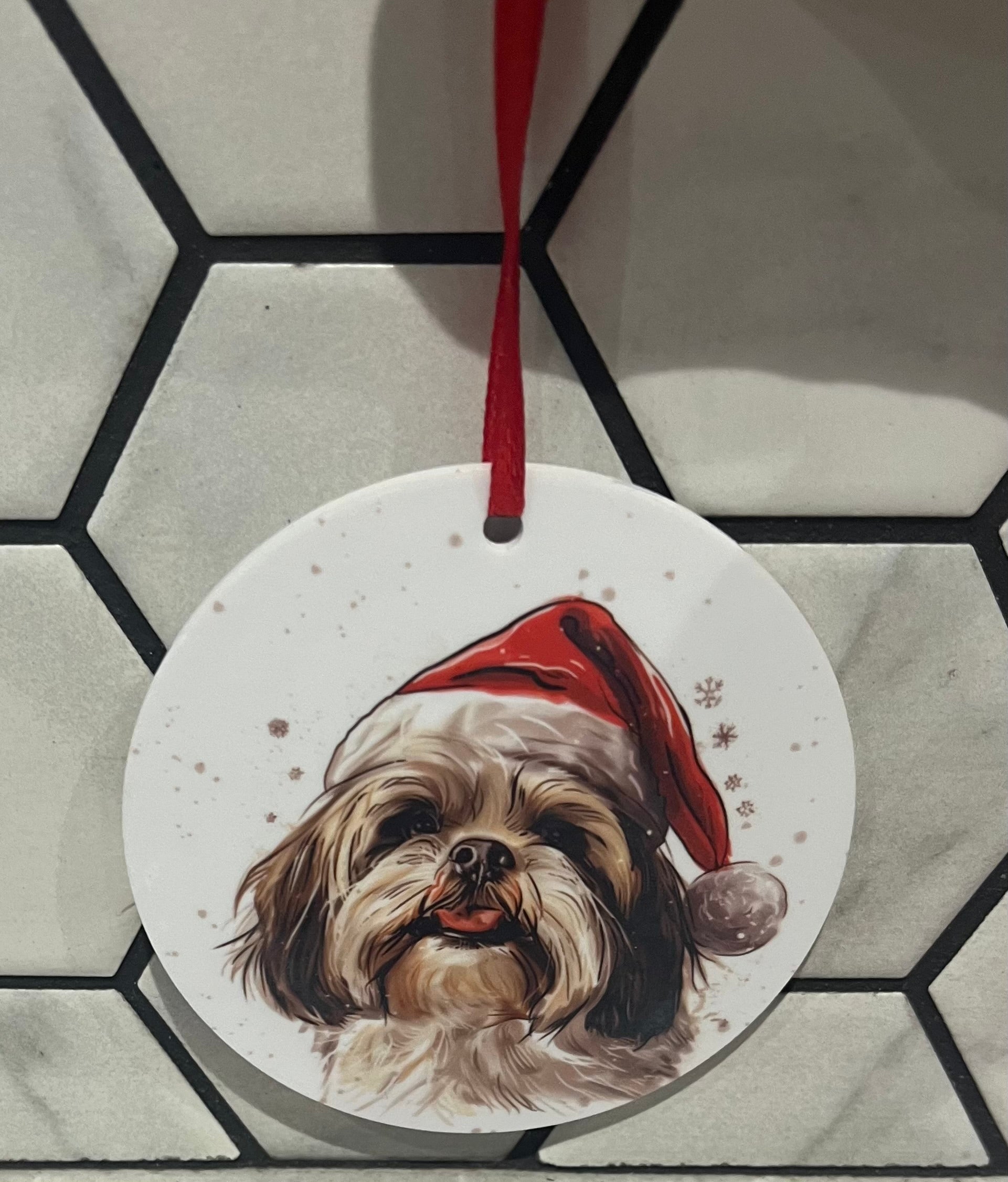 Christmas Pet Bauble Ornament - Pawsitively Purrfect