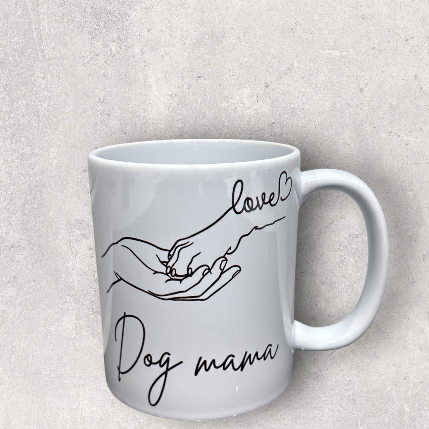 Human Hand & Dog Paw 11oz Mug | Personalised Pet Gifts For Humans