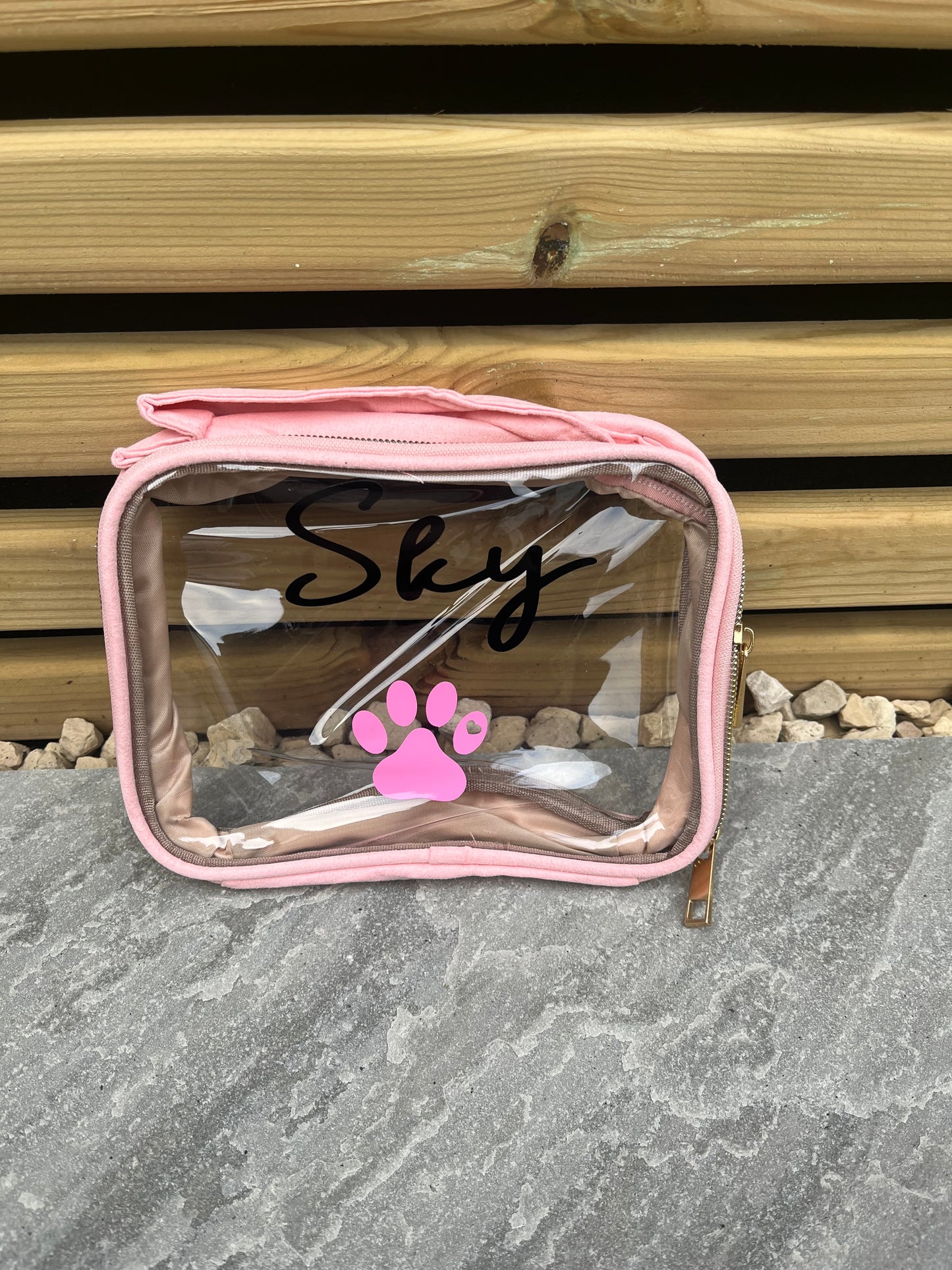 Personalised Vanity/Travel Bags - Pawsitively Purrfect