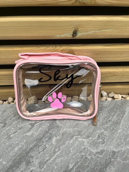 Personalised Vanity/Travel Bags - Pawsitively Purrfect