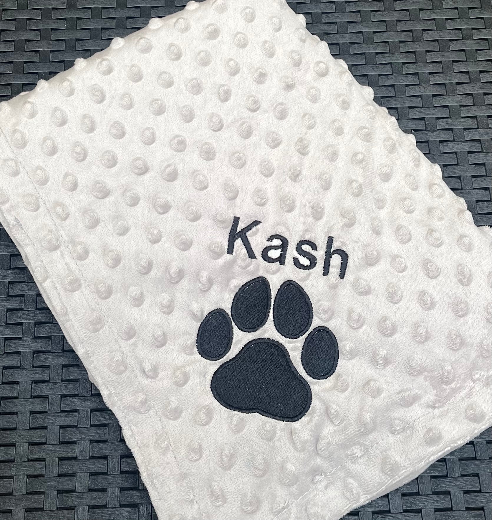 Personalised Pet Blankets - Waffle Style - Pawsitively Purrfect
