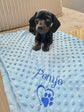 Embroidered Personalised Pet Blankets