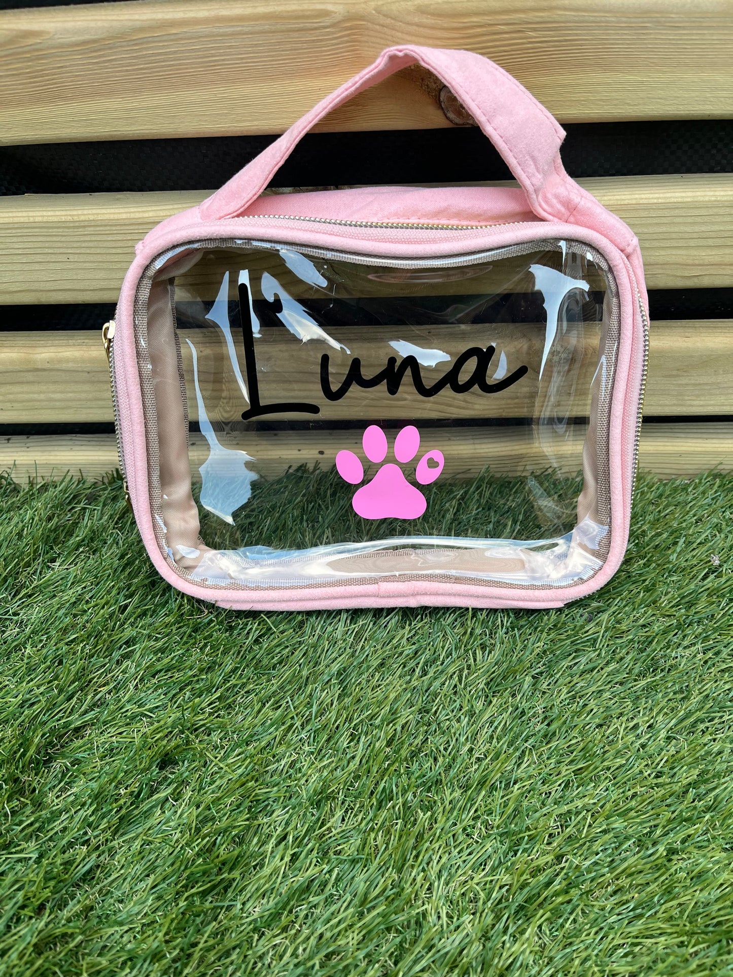 Personalised Vanity/Travel Bags - Pawsitively Purrfect
