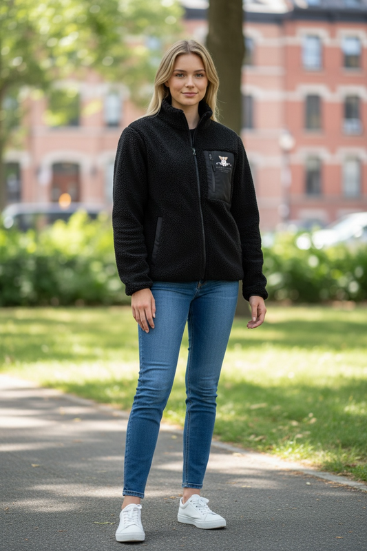 Unisex Workwear Borg Fleece Zipped Jacket