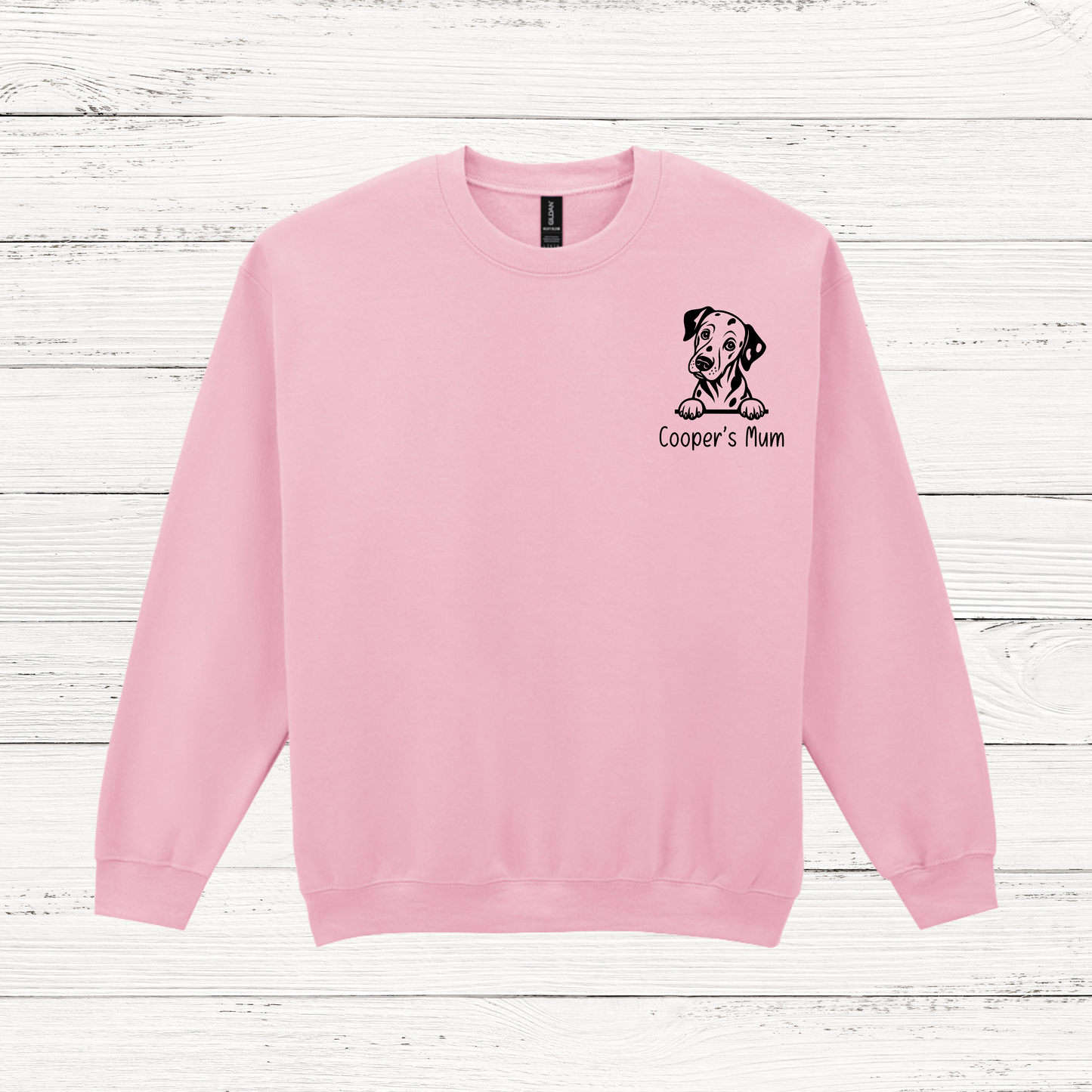 Personalised Peeking Dog Unisex Sweatshirt