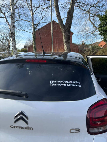 Personalised Car Window Vinyl | Great For Businesses