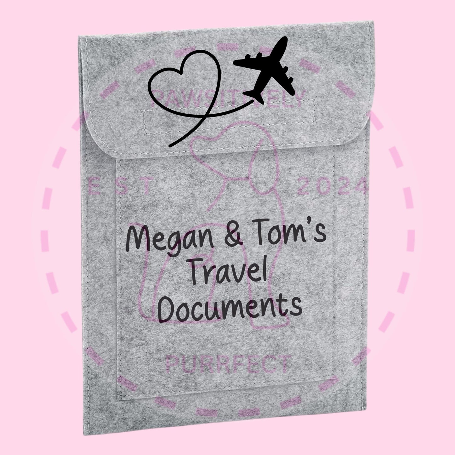 Personalised Travel Document Wallet