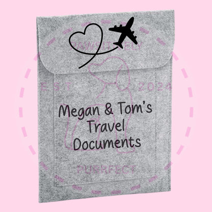 Personalised Travel Document Wallet