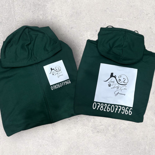 Pet Professionals Business Workwear Uniforms| Zipped Hoodie