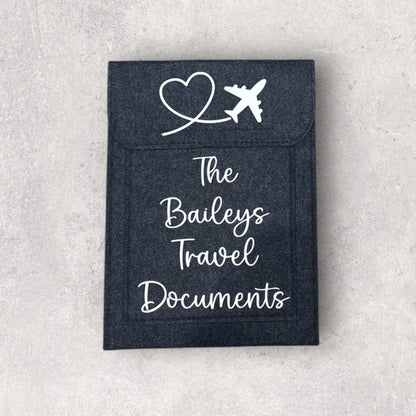Personalised Travel Document Wallet
