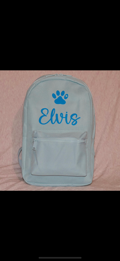 Personalised Pet Mini Backpacks