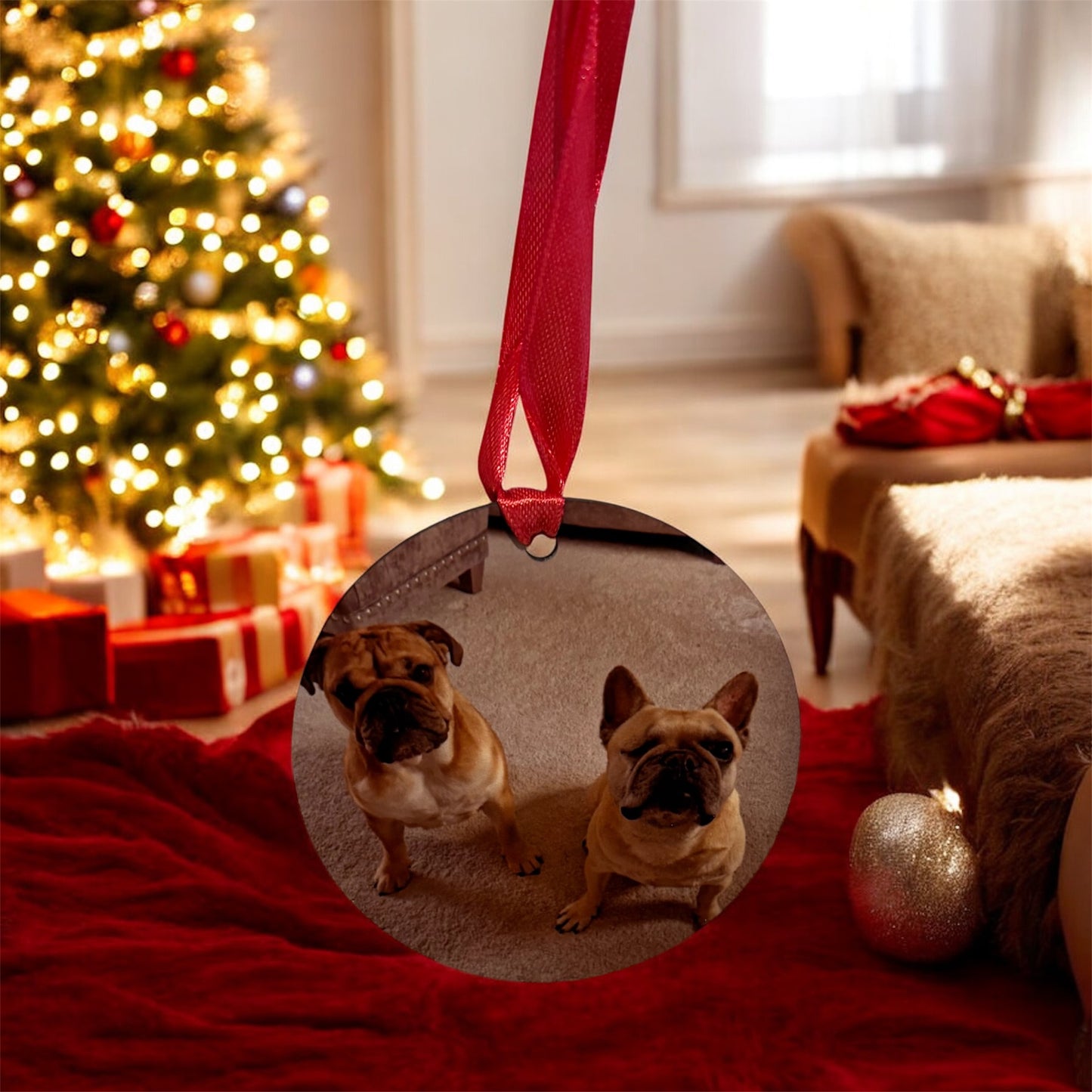 Personalised Christmas Pet Bauble Ornament