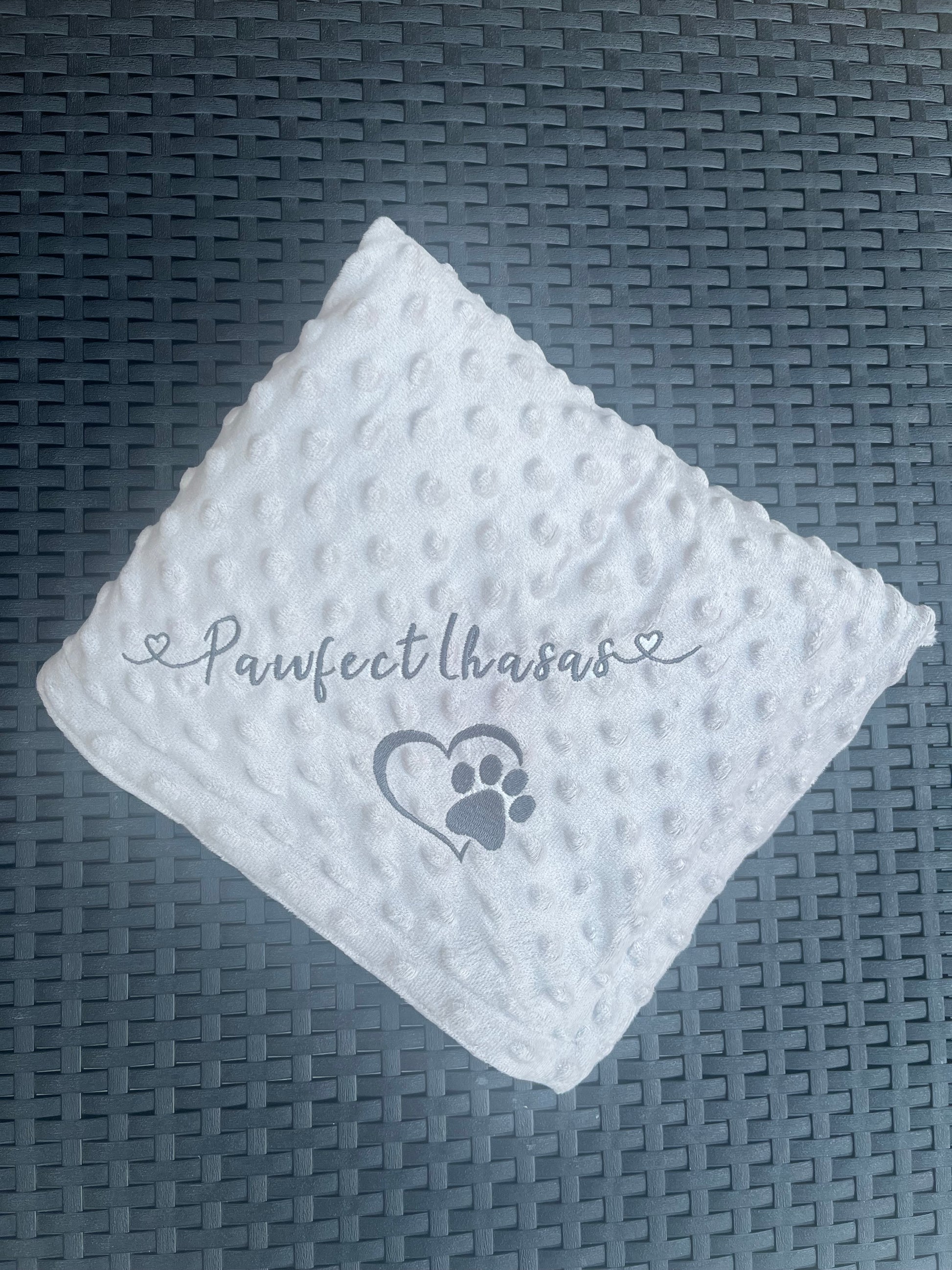 Personalised Pet Blankets - Waffle Style - Pawsitively Purrfect