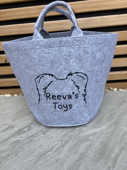 Personalised Toy Bag - Pawsitively Purrfect
