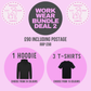 Business Workwear Uniform Bundle | Hoodie x 1 & T Shirt x 3 | FREE POSTAGE