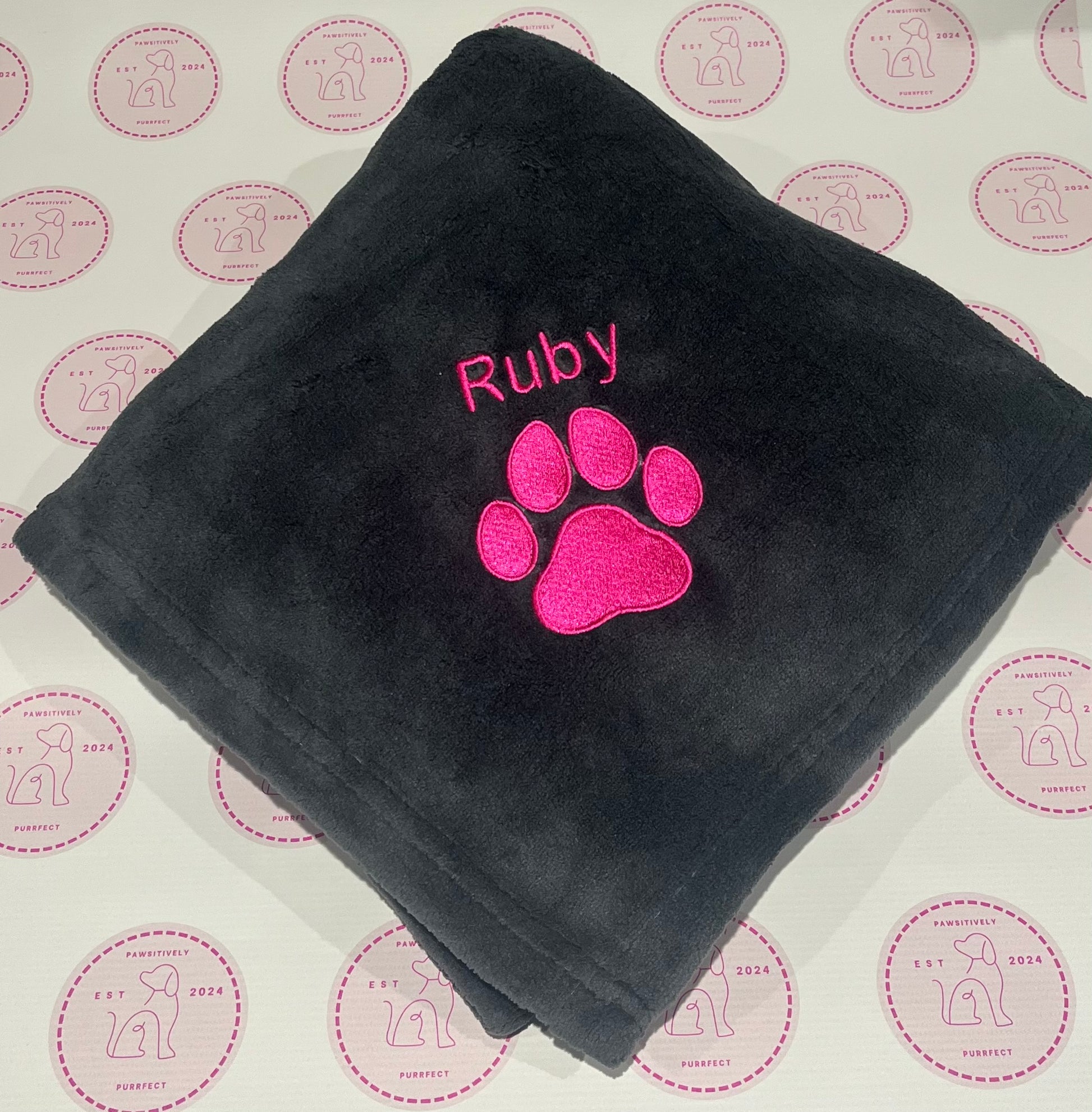 Personalised Pet Blankets - Pawsitively Purrfect