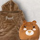 Kids Personalised Animal Hooded Blanket / Cushion