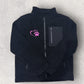 Embroidered Unisex Borg Fleece Zipped Jacket