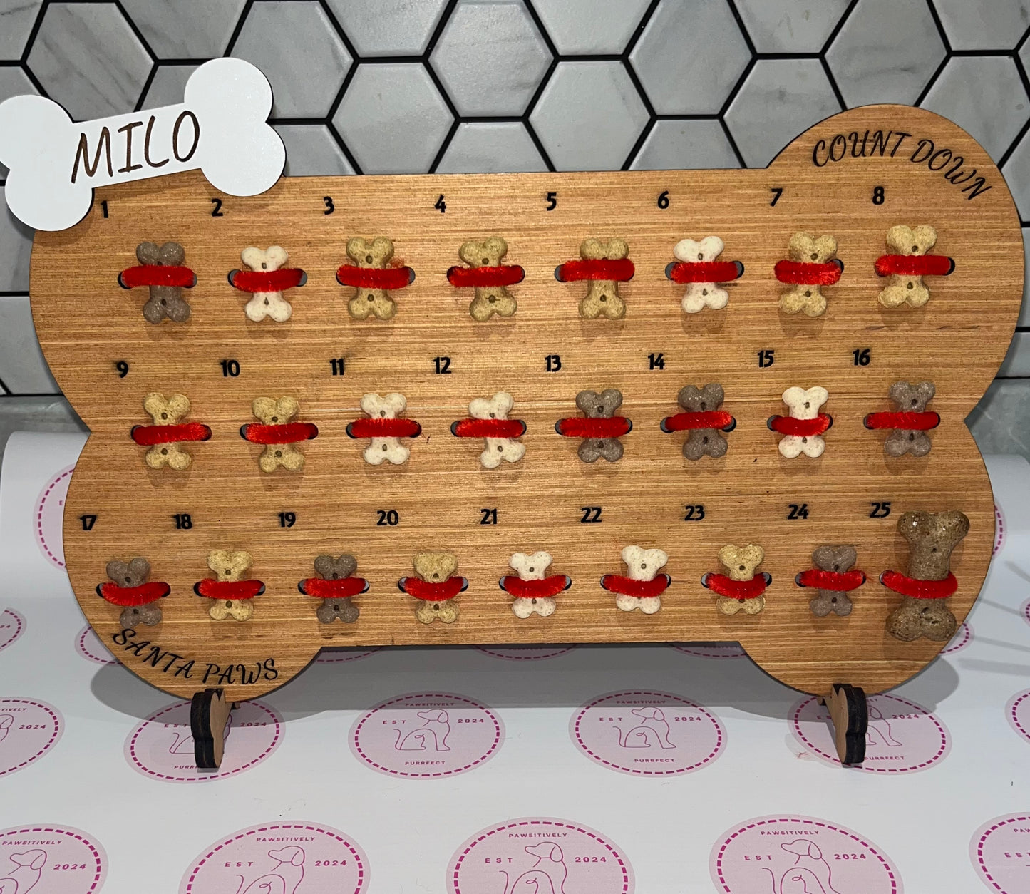 Christmas Pet Advent Calendar - Pawsitively Purrfect