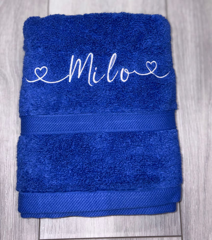 Embroidered Personalised Pet Towel - 2 Sizes Available