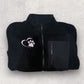 Embroidered Unisex Borg Fleece Zipped Jacket