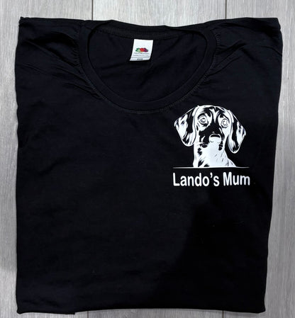 Womens Personalised Pet T Shirt For Humans