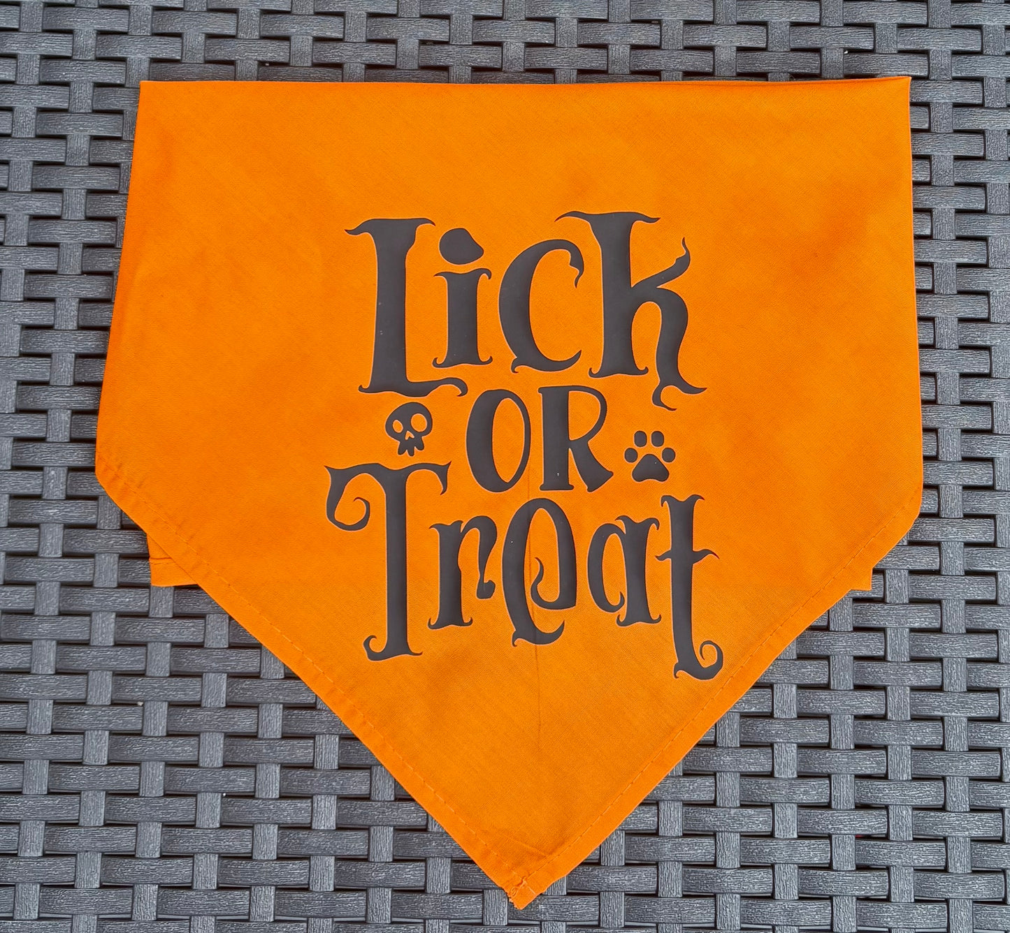 Halloween Pet Bandana | One Size | Choose Design