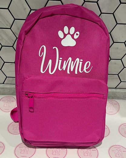 Personalised Mini Backpacks - Pawsitively Purrfect