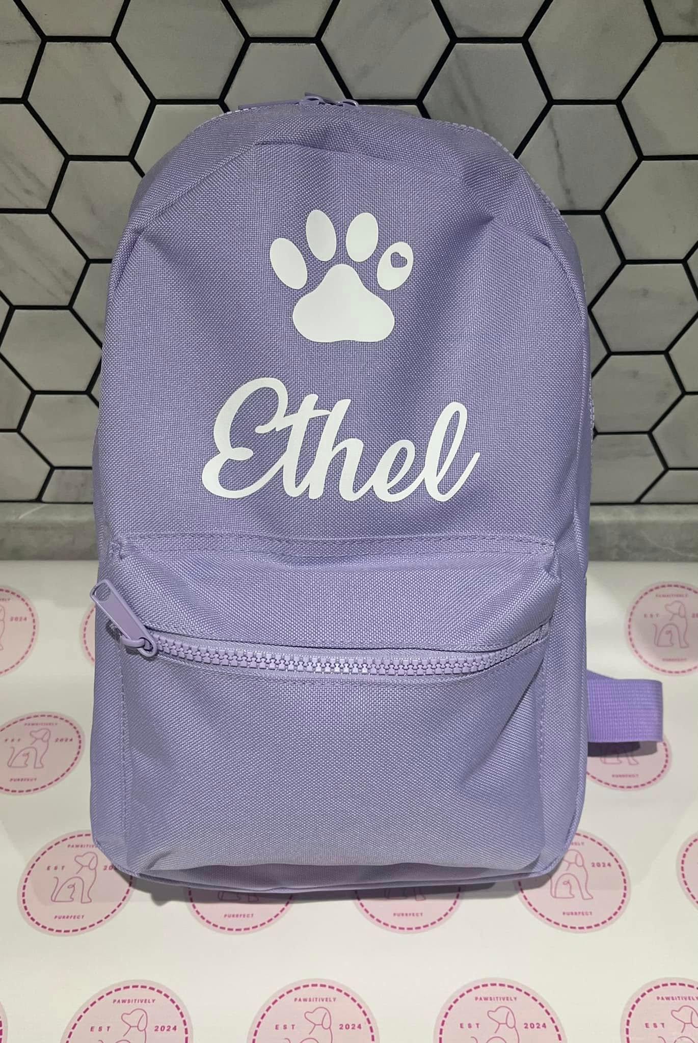 Personalised Mini Backpacks - Pawsitively Purrfect