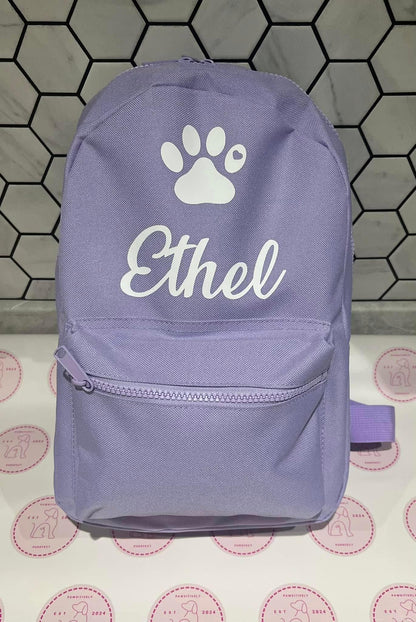 Personalised Mini Backpacks - Pawsitively Purrfect