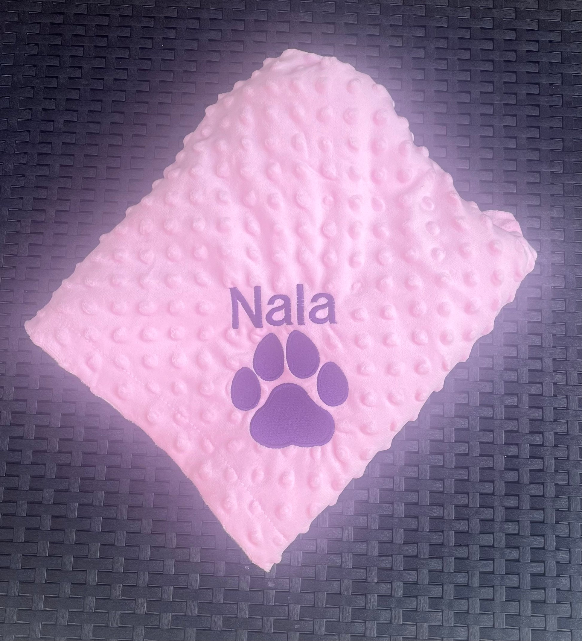 Personalised Pet Blankets - Waffle Style - Pawsitively Purrfect