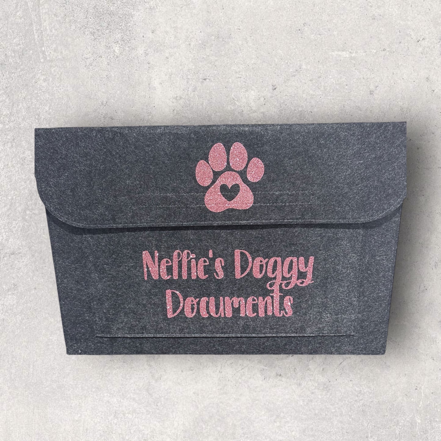 Personalised Pet Themed Document Wallet