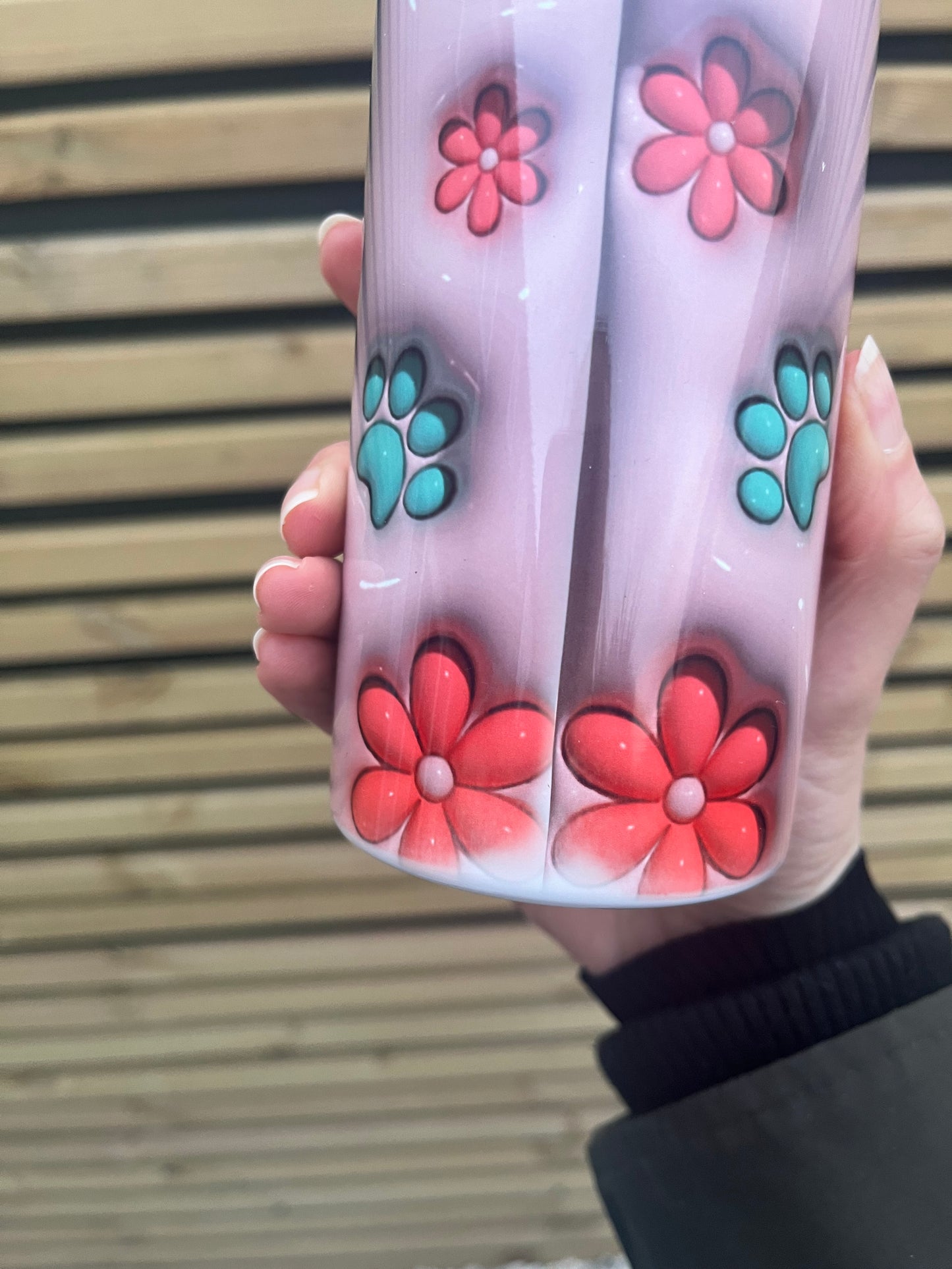 Pet Themed Tumbler 20oz - Blooper - Pawsitively Purrfect