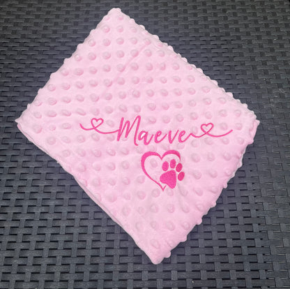 Personalised Pet Blankets - Waffle Style - Pawsitively Purrfect