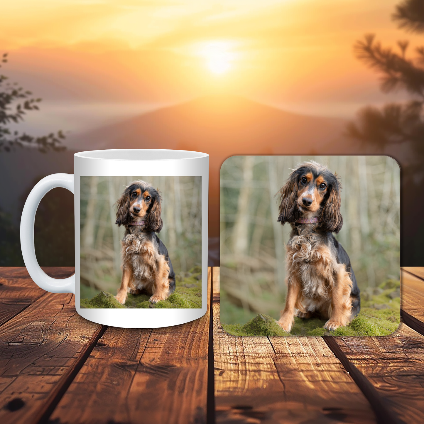 Personalised Pet Design Mug 11oz | Coaster | Mug 11oz & Coaster | Pet Gifts For Humans |