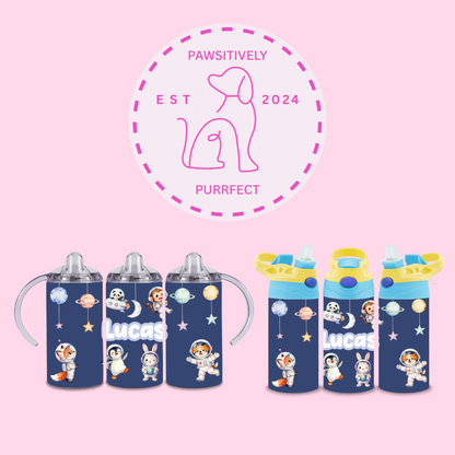 Personalised Out of Space Thermal Stainless Steel Tumbler 12oz | Gifts For Kids |