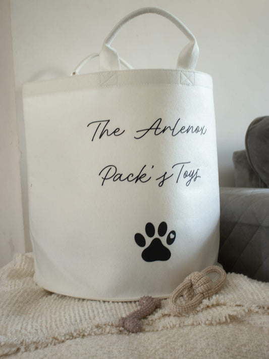 Personalised Pet Toy Bag