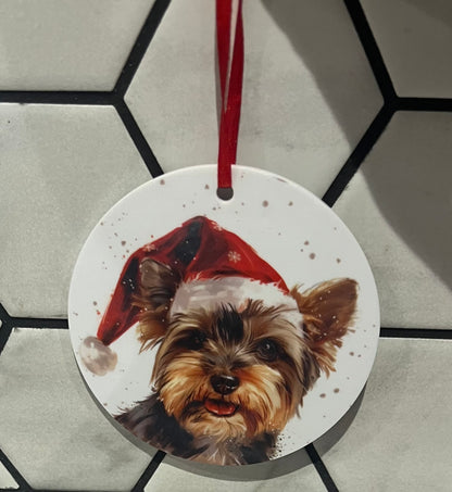 Christmas Pet Bauble Ornament - Pawsitively Purrfect