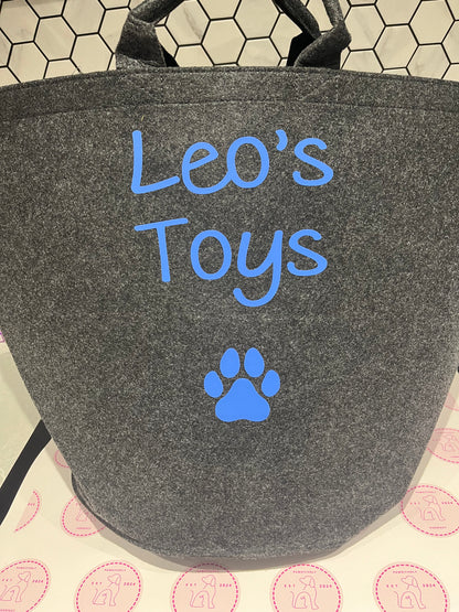 Personalised Toy Bag - Pawsitively Purrfect