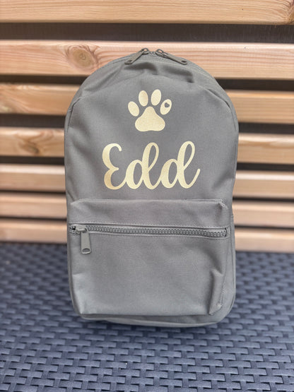 Personalised Pet Mini Backpacks