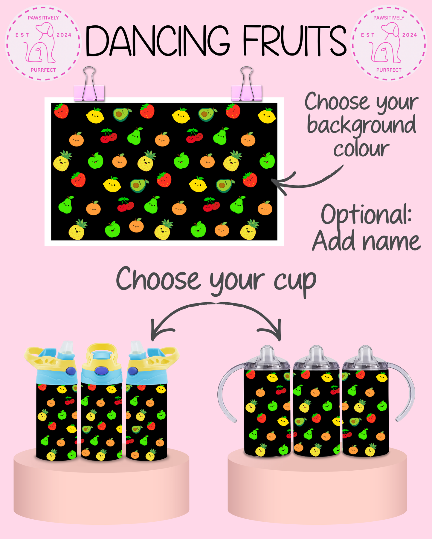 Personalised Themed Thermal Stainless Steel Tumbler 12oz | Gifts For Kids |