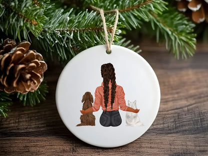 Personalised Christmas Pet Bauble Ornament