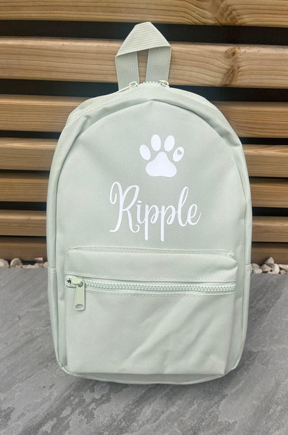 Personalised Mini Backpacks - Pawsitively Purrfect